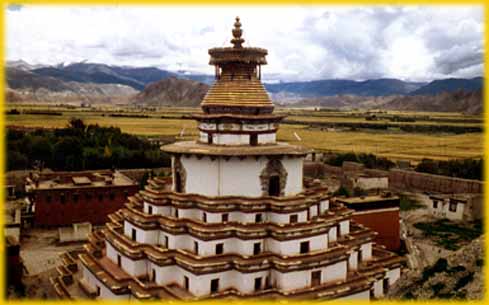 Die große Chörten (Stupa) von Gyantse